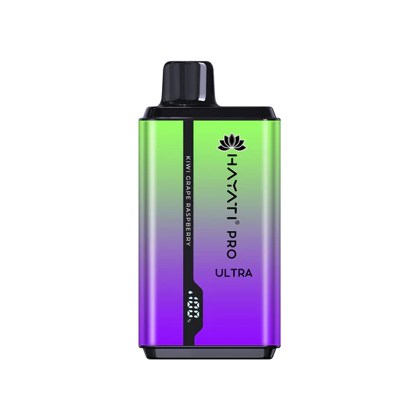  Kiwi Grape Raspberry by Zero Nicotine Hayati Pro Ultra Max Disposable Vape 