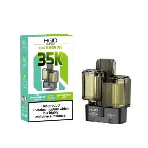 Kiwi Passionfruit Guava/Strawberry Kiwi HQD Glow Air 35K Prefilled Pods