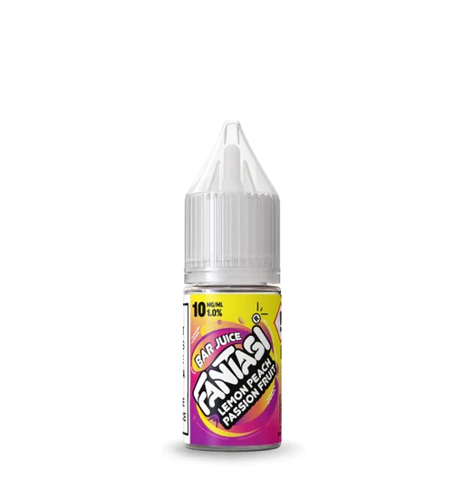  Lemon Peach Passion Fruit Nic Salt E-Liquid by Fantasi Ice Remix 10ml  