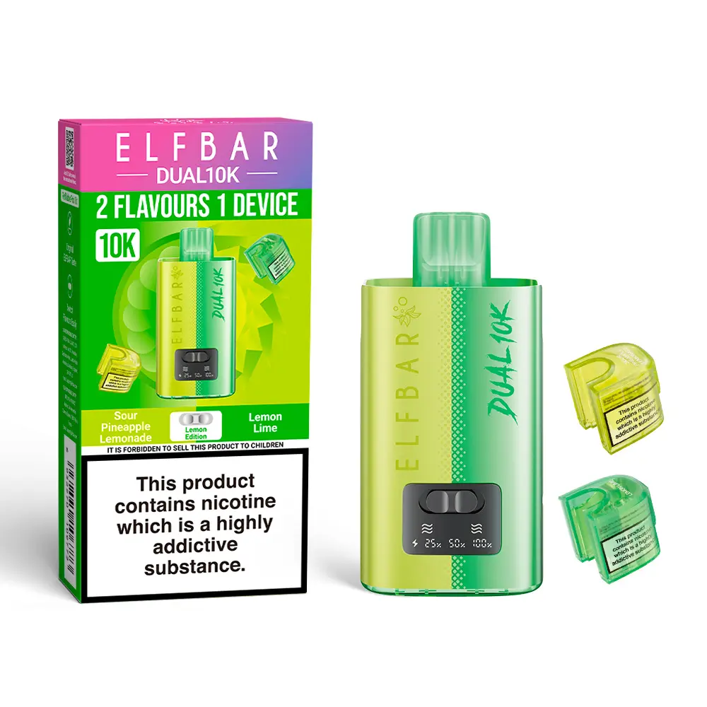 Lemon Edition Elf Bar Dual 10K Disposable Vape Kit 