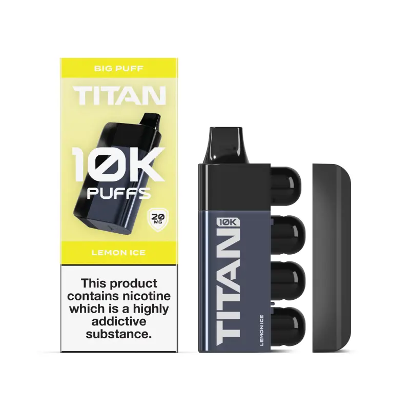   Lemon Ice Titan 10K Disposable Vape 20mg 