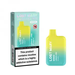 Lemon Lime | Lost Mary BM600 Disposable Vape by Elf Bar 20mg