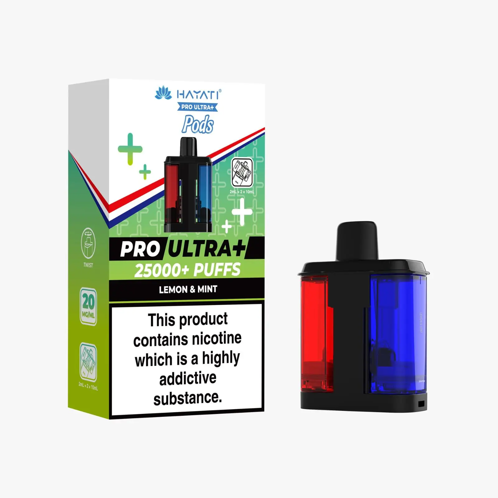 Hayati Pro Ultra Plus Pods - Lemon & Mint