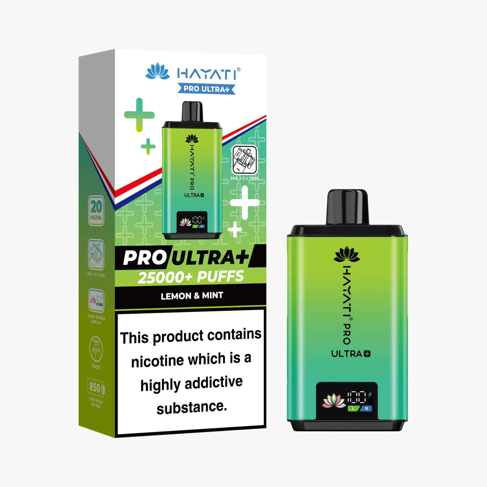 Hayati Pro Ultra Plus 25K - Lemon & Mint