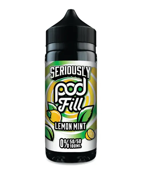 Lemon Mint Shortfill E-liquid by Seriously Pod Fill 100ml