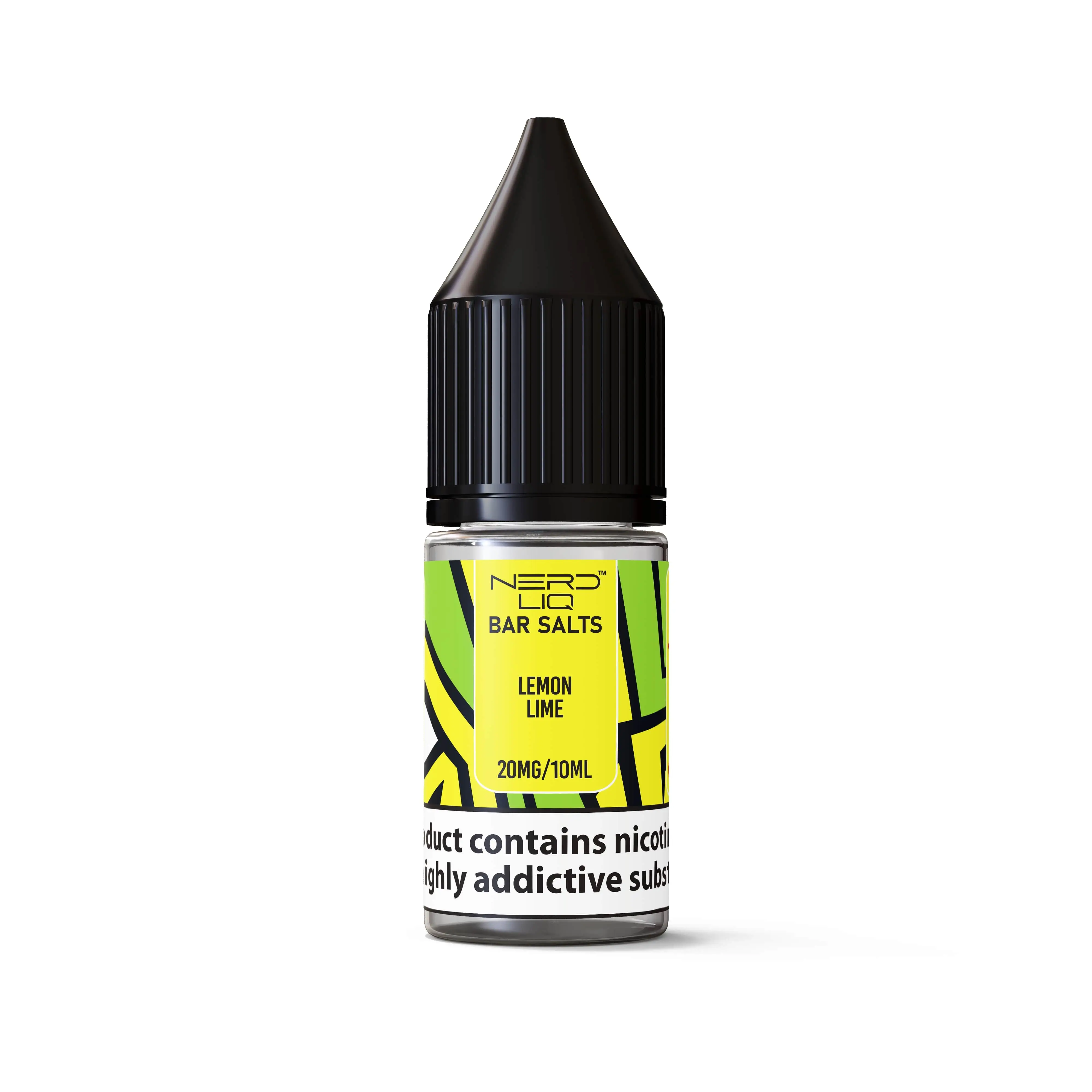  Lemon Lime Nic Salt E-liquid by Nerd Liq 10ml 