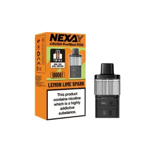 Lemon Lime Spark Nexay Crush 10k Prefilled Pod
