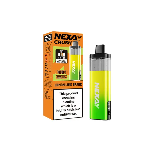 Lemon Lime Spark Nexay Crush 10K Prefilled Pod Kit 