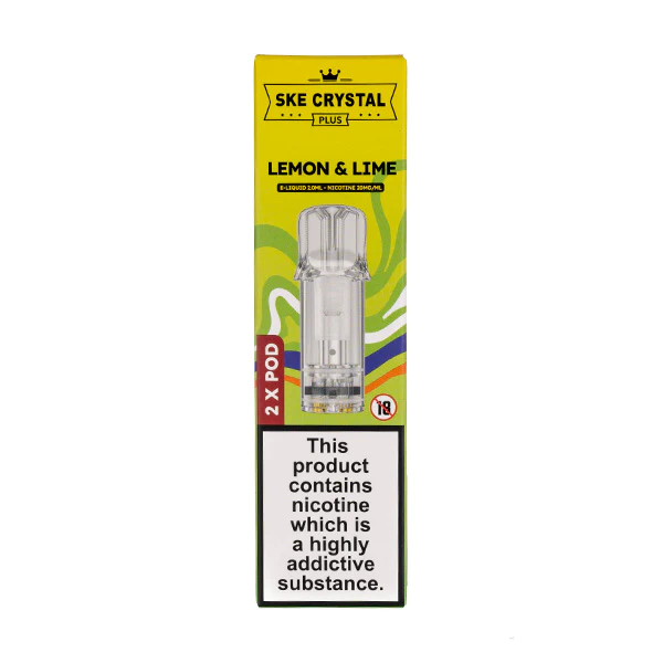  Ske Crystal Plus Prefilled Pods (Pack 2) - Lemon & Lime 