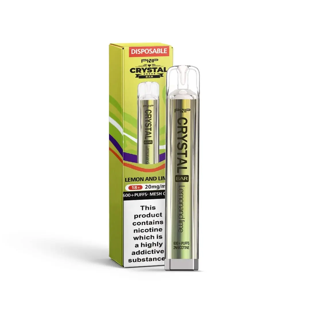 Lemon and Lime By PNP Crystal Bar Disposable Vape 20mg