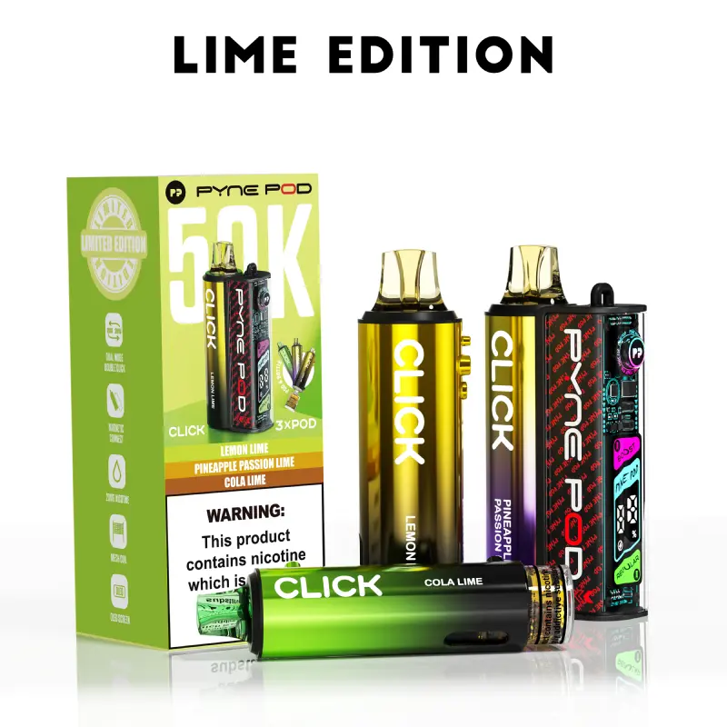 Lime Edition Pyne Pod Click 50K Pod Kit