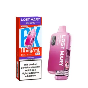 Lost Mary BM6000 Pod Kit - Cherry Ice | 10mg