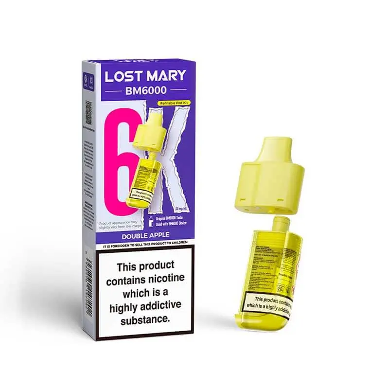 Lost Mary BM6000 Pods - Double Apple | 10mg