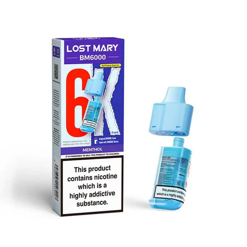 Lost Mary BM6000 Pods - Menthol | 10mg