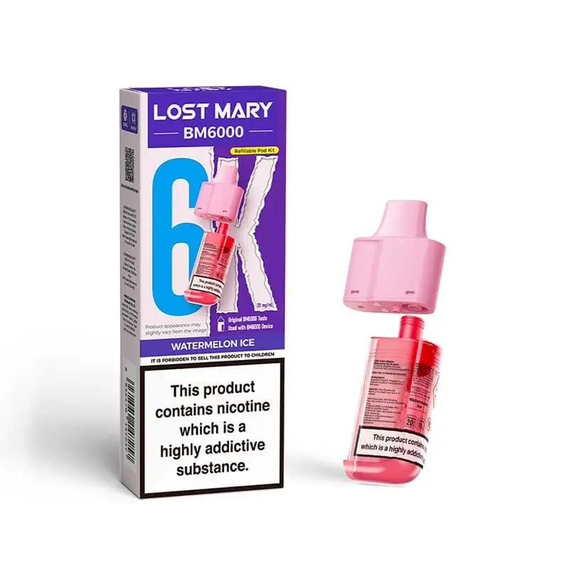 Lost Mary BM6000 Pods - Watermelon Ice               | 10mg