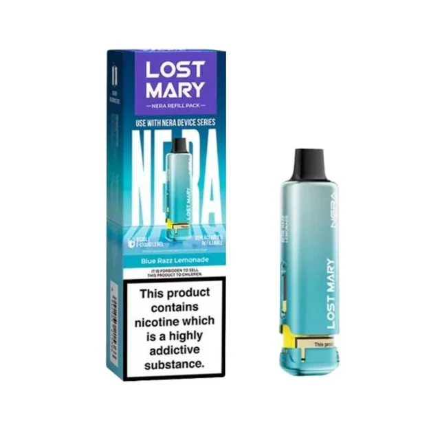 Blue Razz Lemonade Lost Mary Nera 30K Pods