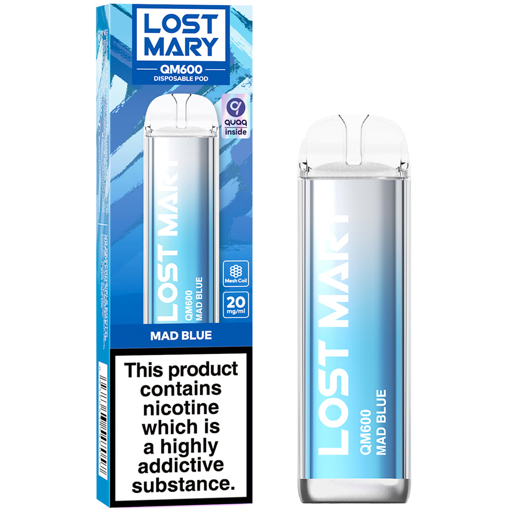 Mad Blue | Lost Mary QM600 By Elf Bar Disposable Vape 20mg