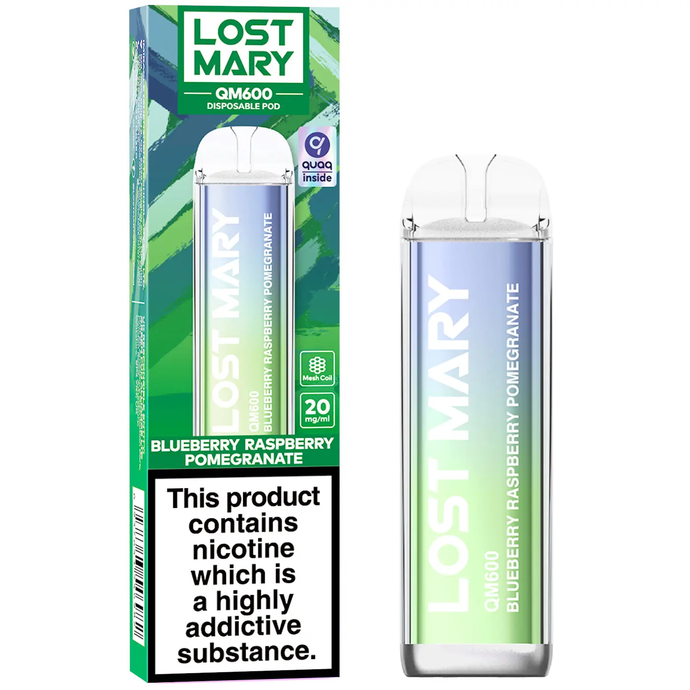  Lost Mary QM600 By Elf Bar Disposable Pod Device - 20mg 