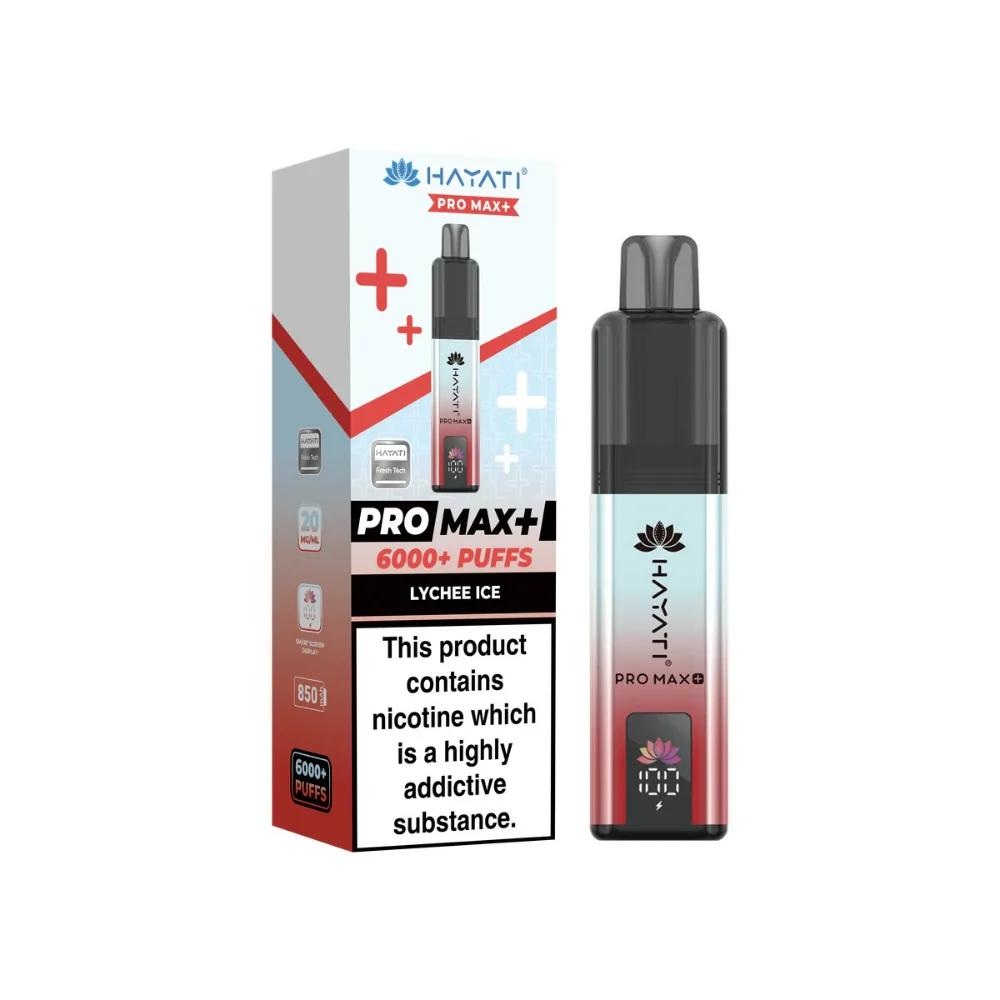 Hayati Pro Max Plus 6000 - 20mg | Lychee Ice