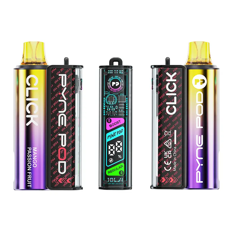 Mango Passion Fruit Pyne Pod Click 10K Disposable Vape Kit 