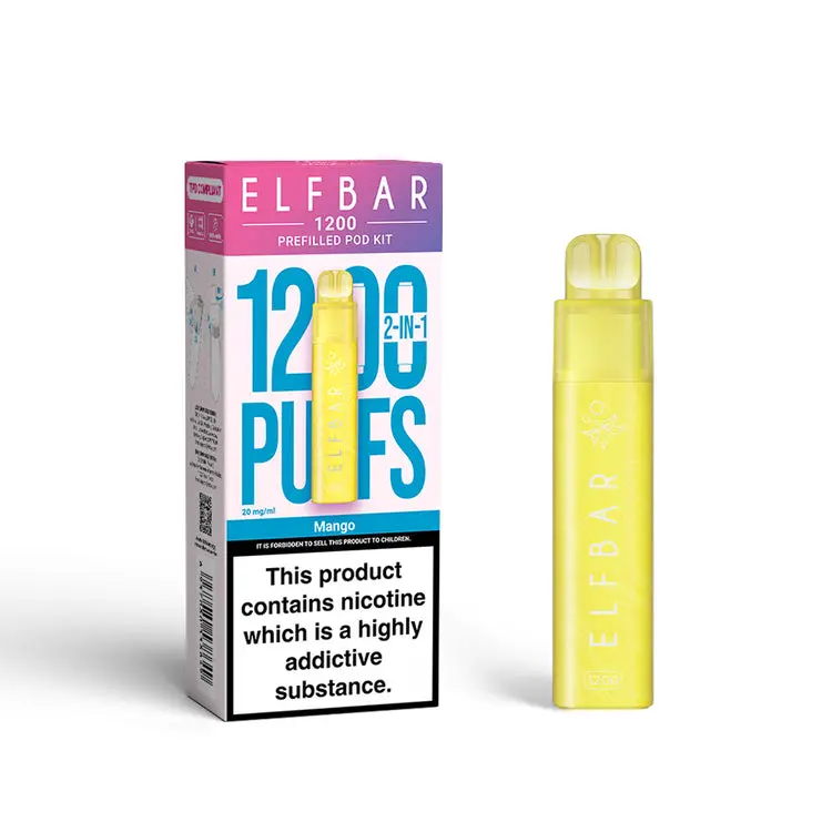 Mango by Elf Bar 1200 Prefilled Pod Vape Kit