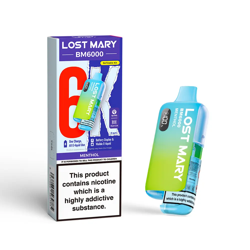 mad blue lost mary flavor profile BM6000 Pod Kit 20mg - Lowest Price £7.49 Color:Fluid 7-Color Vuse Extra Mint Ice 2015