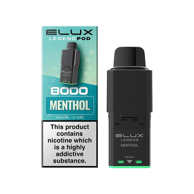 Menthol Elux Legend 8000 Prefilled Pod