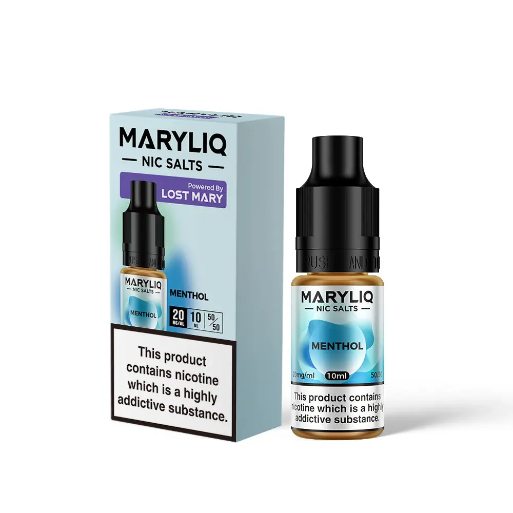  Menthol Nic Salt E-Liquid by Maryliq Salts 10ml 