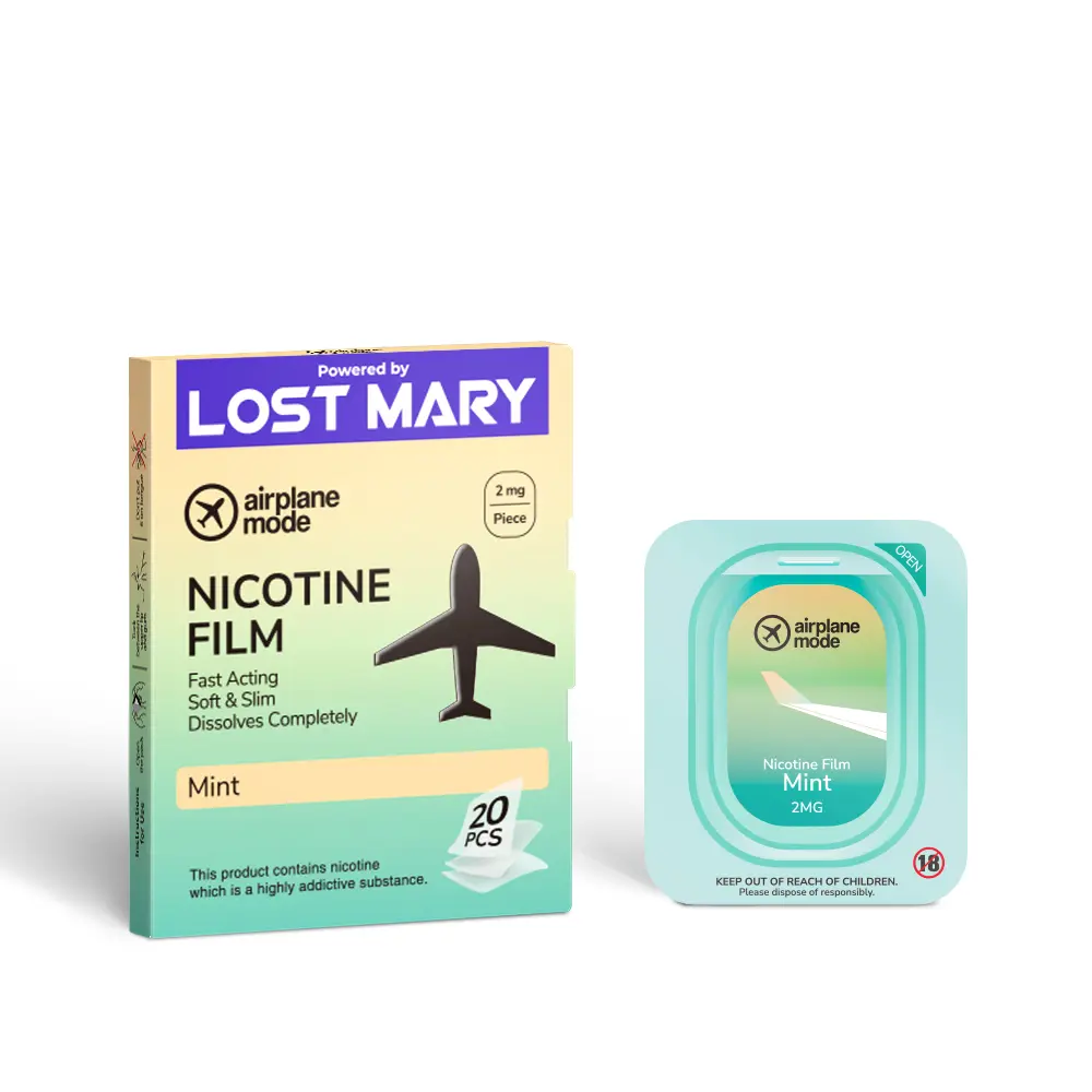 Mint Nicotine Film Airplane Mode by Lost Mary