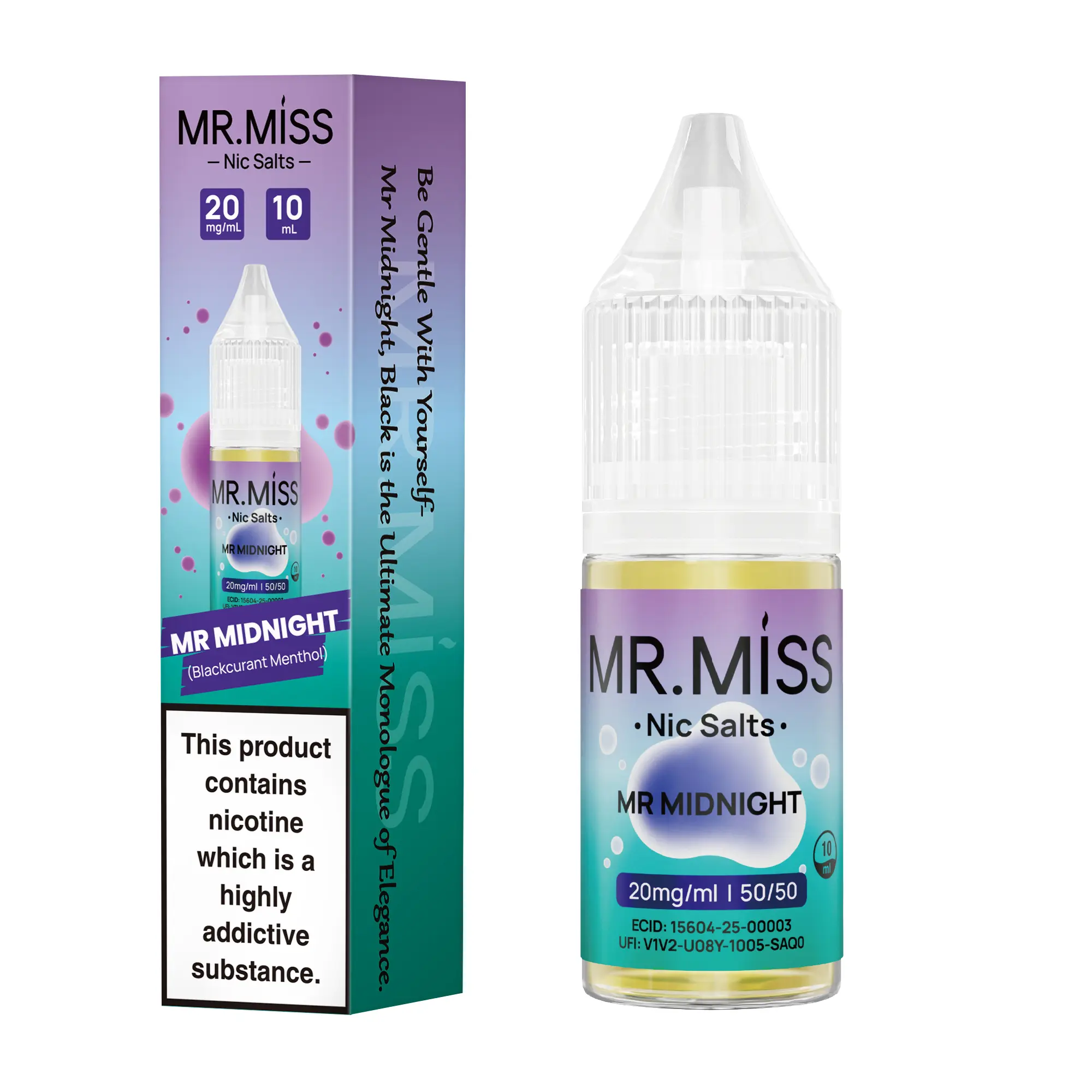 Mr Midnight Nic Salt E-Liquid by Mr Miss 10ml | Vape And Go Mr Midnight Nic Salt E-Liquid by Mr Miss 10ml | Vape And Go