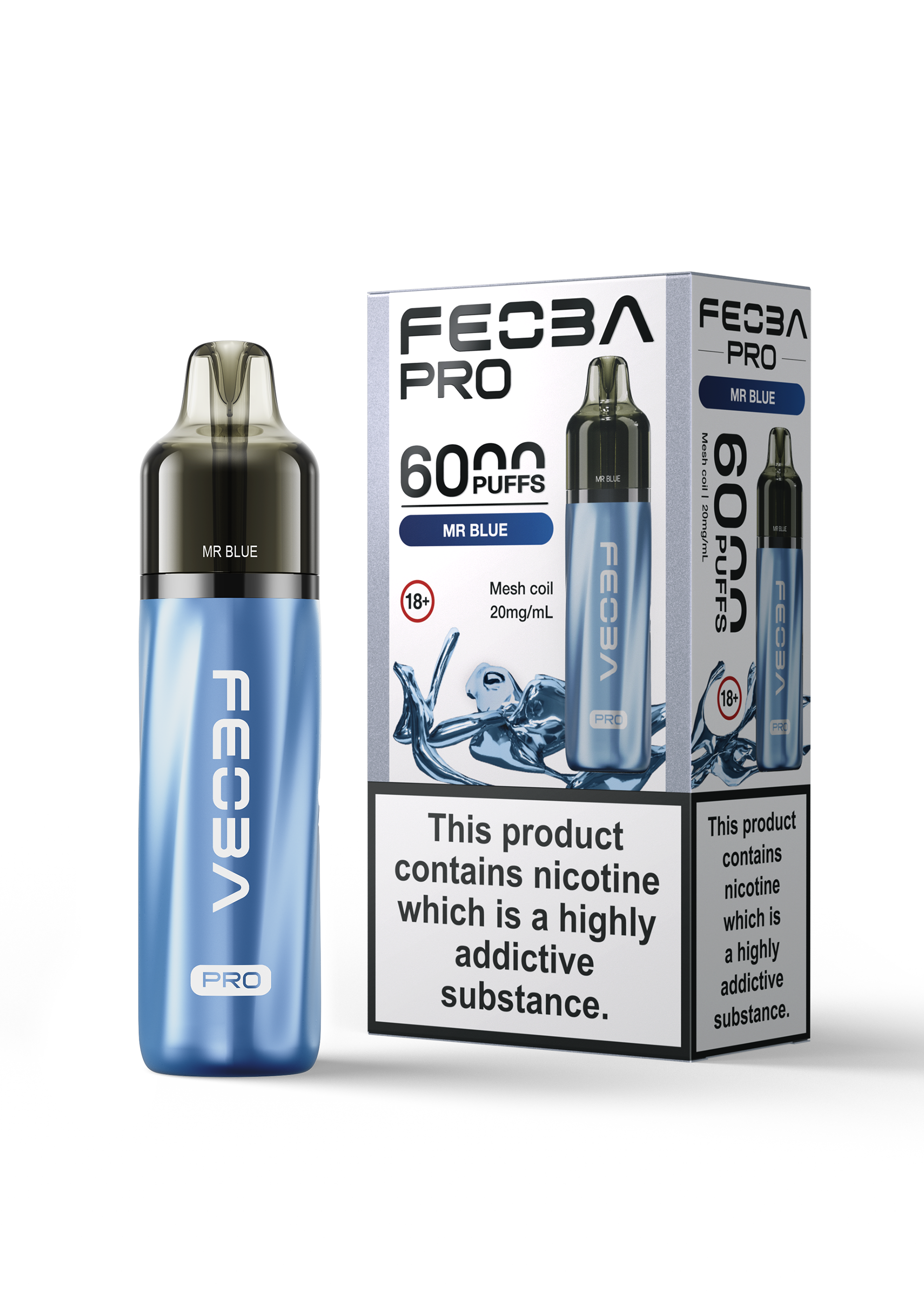 Mr Blue Feoba Pro 6000 Disposable Vape 20mg