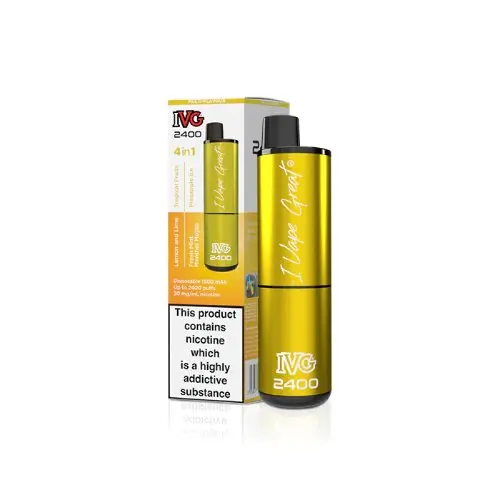 Yellow Edition Multi Flavour (4 In 1)| IVG 2400 Disposable Vape | Vape ...