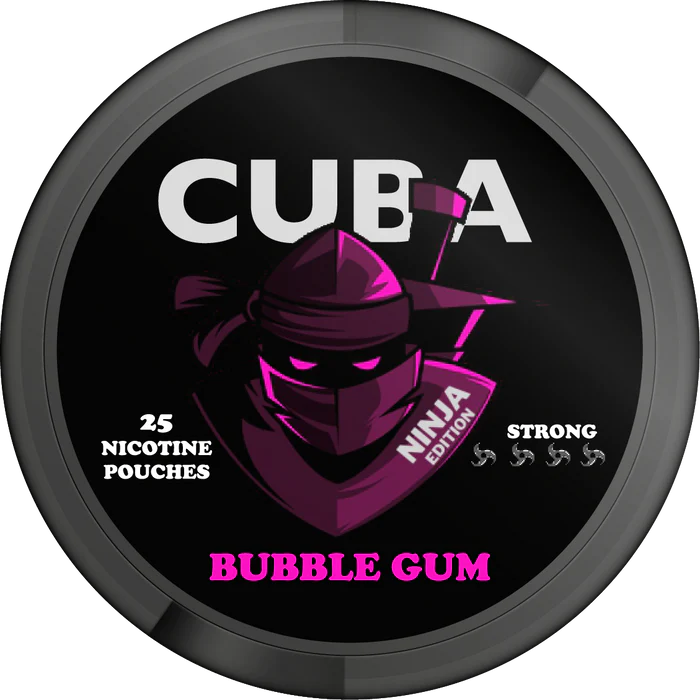 Bubblegum Nicotine Pouches by Cuba Ninja 30mg