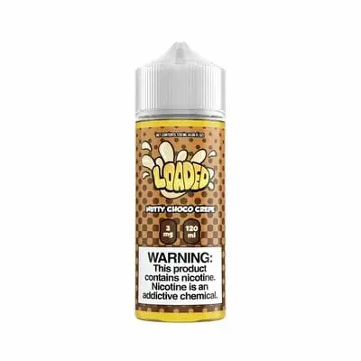 Nutty Choco Crepe Shortfill E-Liquid by Loaded 100ml