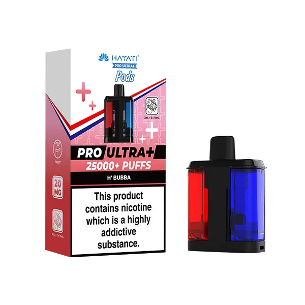 Hayati Pro Ultra Plus Prefilled Pods H Bubba - 25000 Puffs