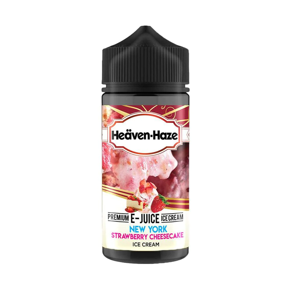  Heaven Haze E Liquid - New York Strawberry Cheesecake Ice Cream - 100ml 