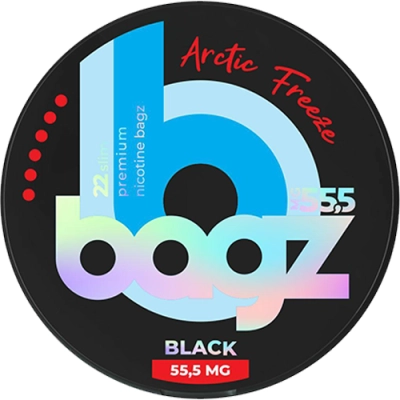 Bagz Black Nicotine Pouches  55.5mg/g | Artic Freeze