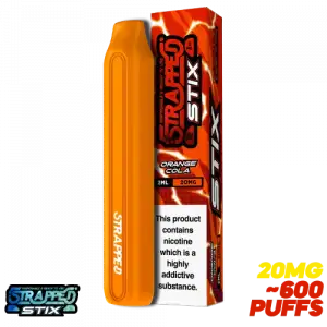 Orange Cola By Strapped Stix Disposable Vape Pen - 20mg