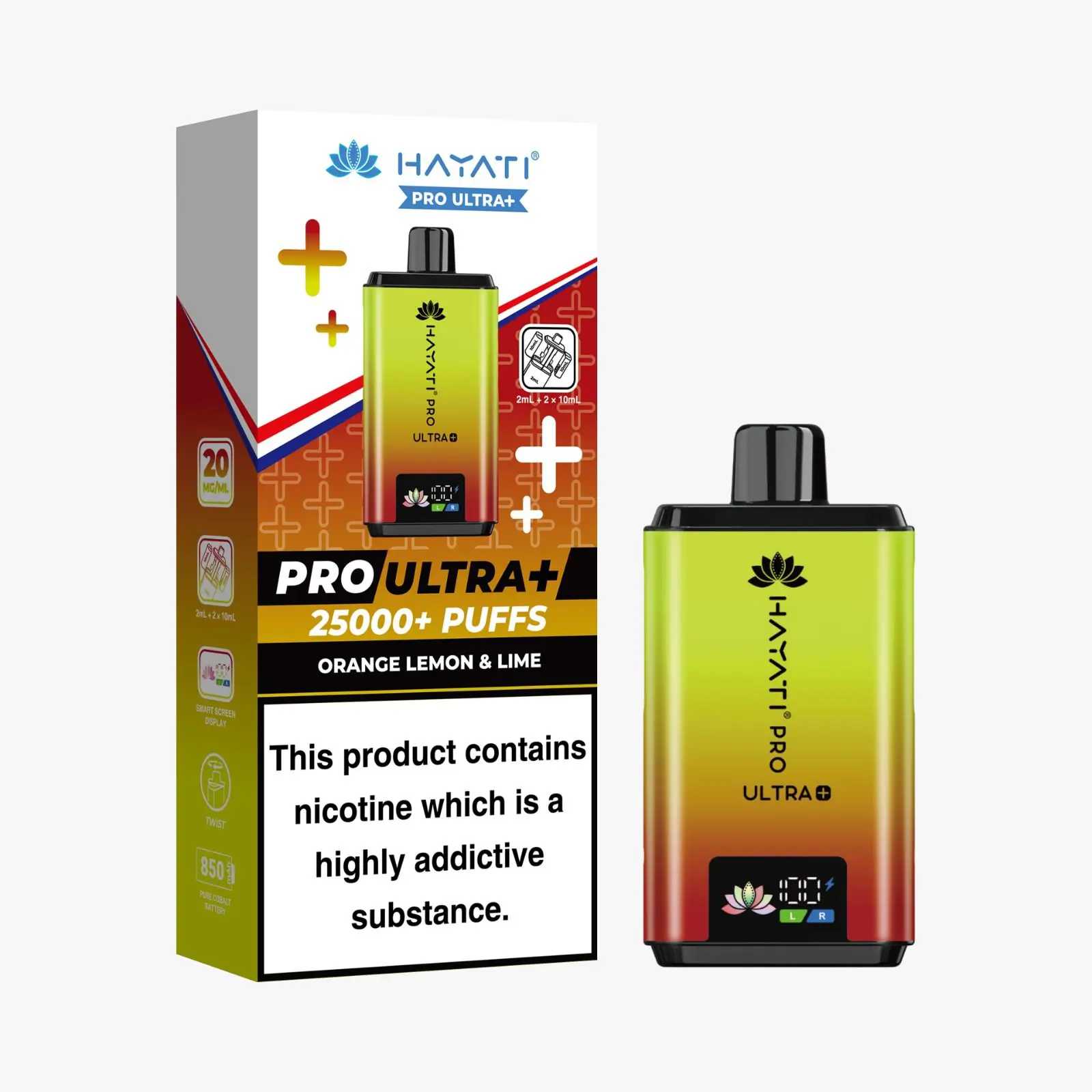 Hayati Pro Ultra Plus 25K - Orange Lemon & Lime