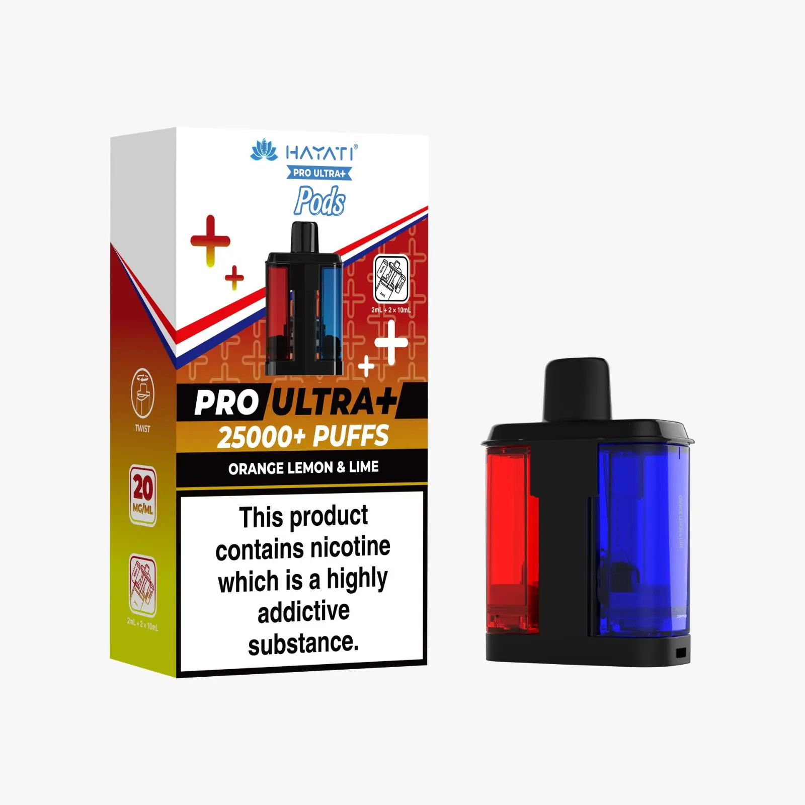 Hayati Pro Ultra Plus Pods - Orange Lemon & Lime