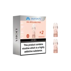 Orange Hayati Liora Refillable Pods