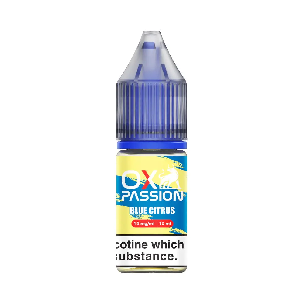 Blue Citrus OX Passion Nic Salt E-Liquid by OXVA 10ml