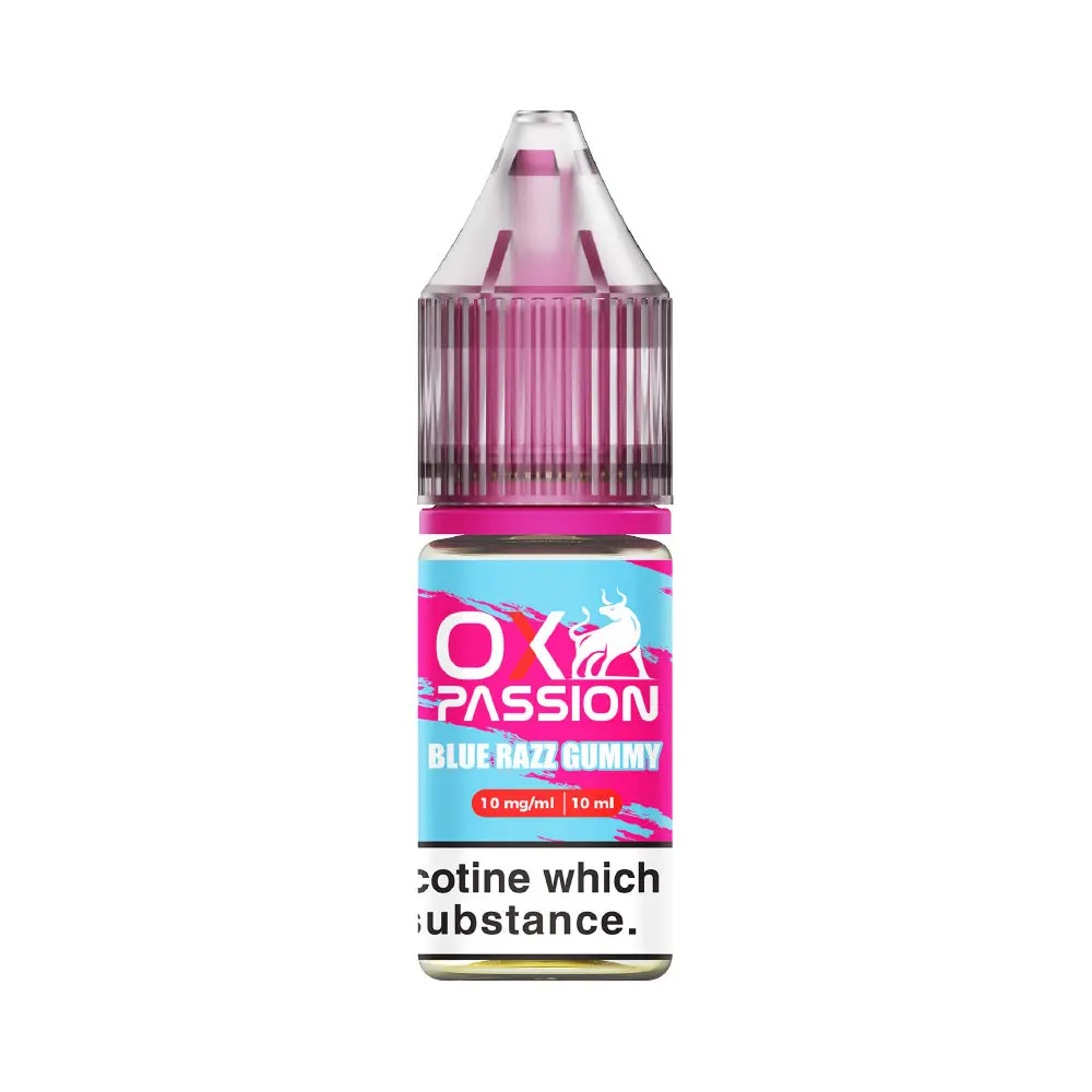 Blue Razz Gummy OX Passion Nic Salt E-Liquid by OXVA 10ml