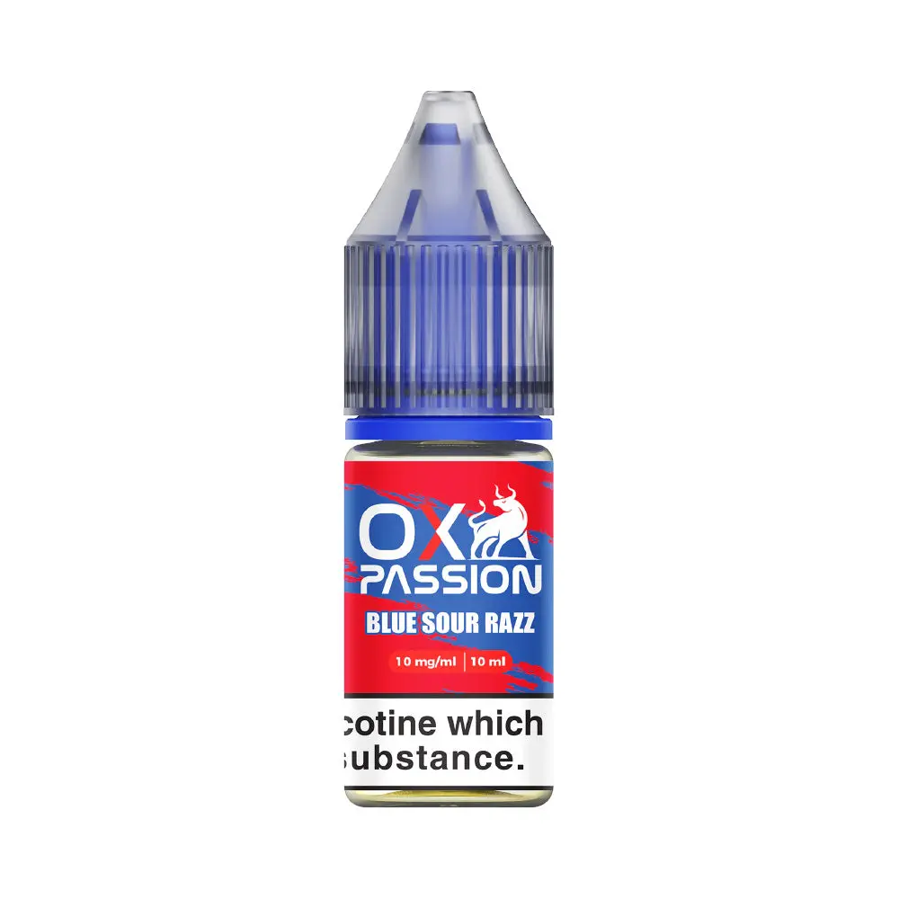 Blue Sour Razz OX Passion Nic Salt E-Liquid by OXVA 10ml