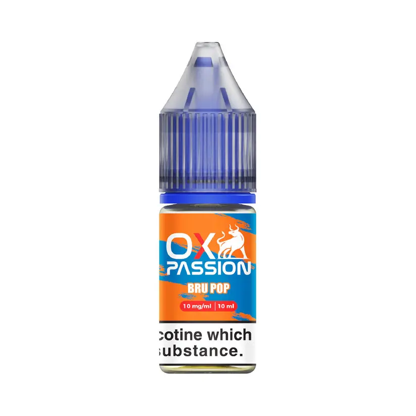 Bru Pop OX Passion Nic Salt E-Liquid by OXVA 10ml