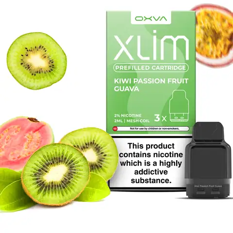 OXVA Xlim Prefilled Pods - Kiwi Passionfruit Guava