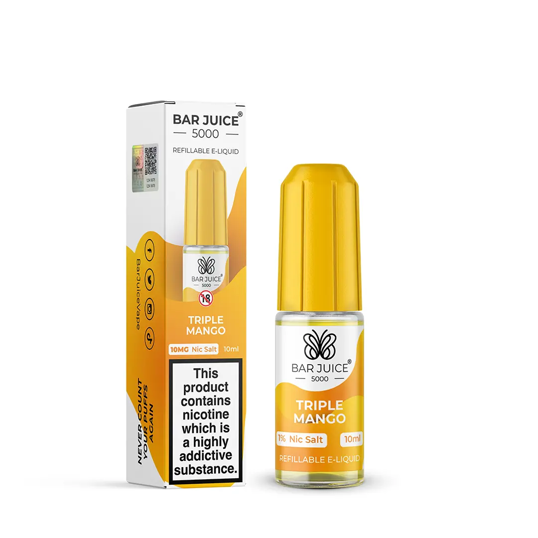 Triple Mango Nic Salt E-Liquid by Bar Juice 5000 Salts 10ml