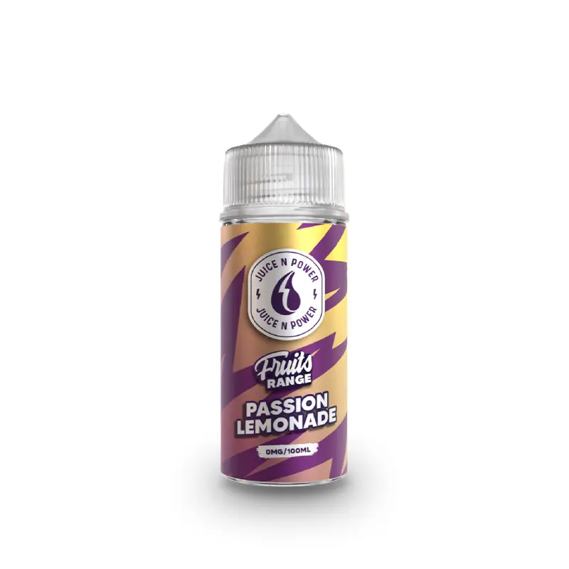 Juice N Power Fruits Range - Passion Lemonade - 100ml