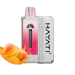 Peach ice Hayati® Miniature 600 Disposable Vape Pod Kit
