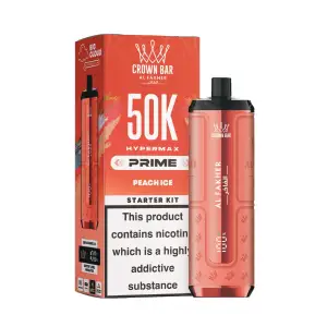 Peach Ice Al Fakher Hypermax Prime 50K Prefilled Pod Kit